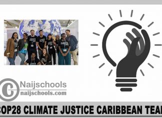 COP28 Climate Justice Caribbean Team