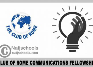 Club of Rome Communications Fellowship 2023