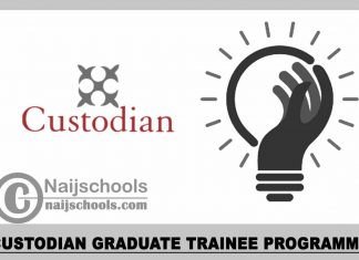 Custodian Graduate Trainee Programme 2023