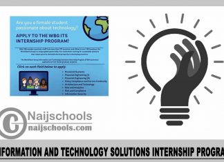 Information and Technology Solutions Internship Program 2023