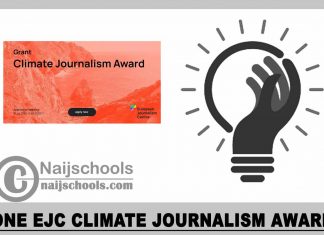 One EJC Climate Journalism Award 2023
