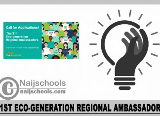 31st Eco-generation Regional Ambassadors
