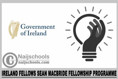 Ireland Fellows Sean MacBride Fellowship Programme 2024