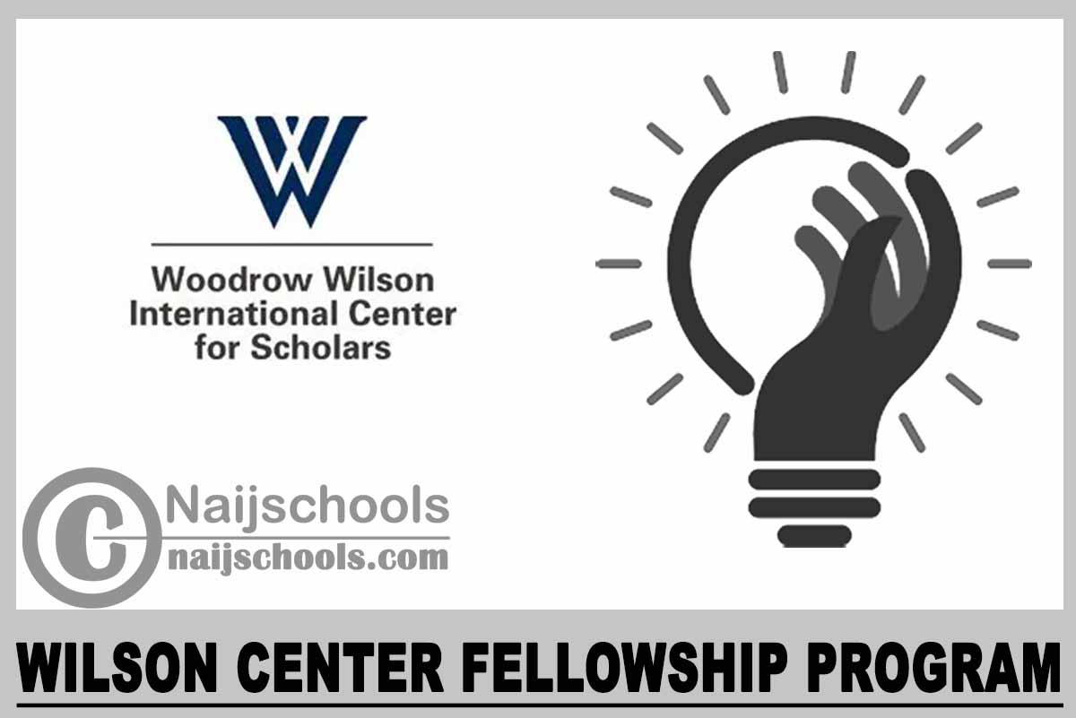 Wilson Center Fellowship Program 2024 NAIJSCHOOLS