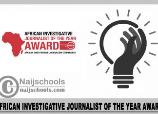 African Investigative Journalist of the Year Award