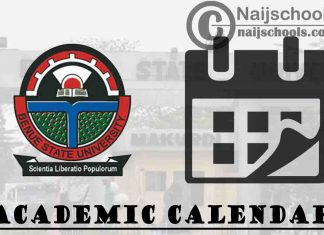 BSU Academic Calendar 2023/24 Session 1st/2nd Semester