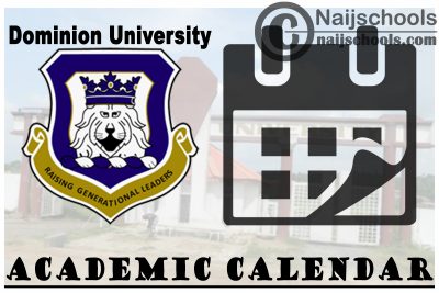 Dominion University Academic Calendar 1st/2nd Semester 2023/24