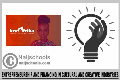 Entrepreneurship and Financing in Cultural and Creative Industries
