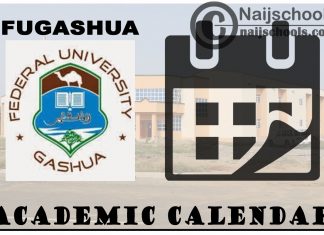 FUGASHUA Academic Calendar for 2023/24 Session 1/2 Semester