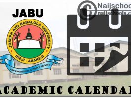 JABU Academic Calendar for 2023/24 Session 1st/2nd Semester