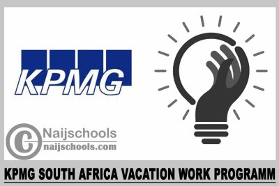KPMG South Africa Vacation Work Programm