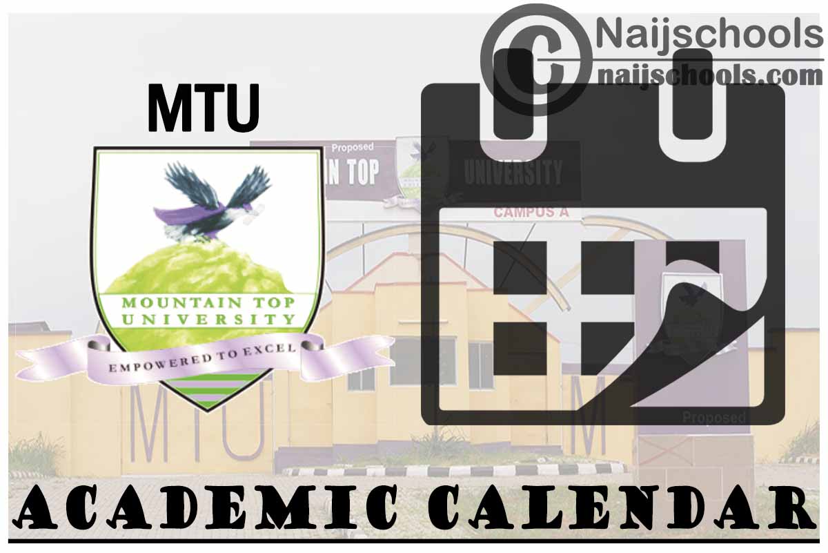 MTU Academic Calendar for 2023/24 Session 1st/2nd semester NAIJSCHOOLS