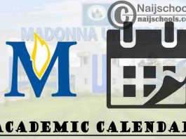 MU Academic Calendar 2023/24 Session 1st/2nd Semester