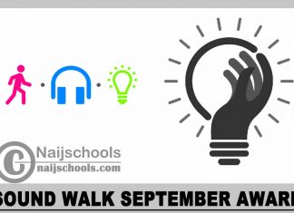 Sound Walk September Award