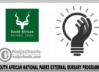 South African National Parks external bursary programme