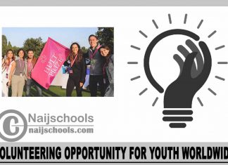 Volunteering Opportunity for Youth Worldwide