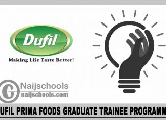 Dufil Prima Foods Graduate Trainee Programme