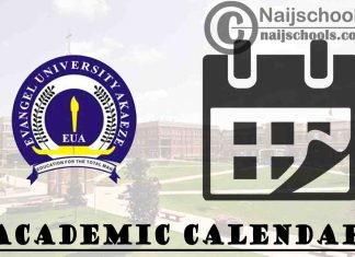 Evangel University Academic Calendar for 2023/2024 Session