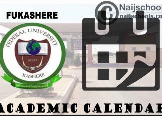 FUKASHERE Academic Calendar 2023/241st/2nd Semester