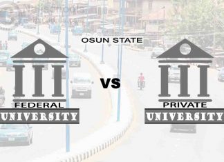 Osun Federal vs Private University; Which is Better? Check!