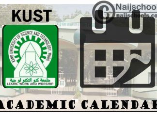 KUST Academic Calendar 2023/24 Session 1st/2nd Semester
