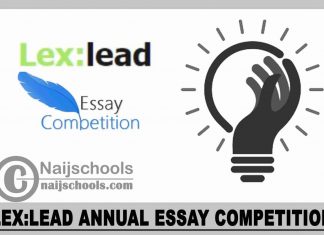 Lex:lead Annual Essay Competition