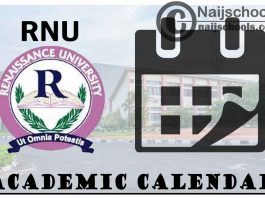 RNU Academic Calendar 2023/24 Session 1st/2nd Semester
