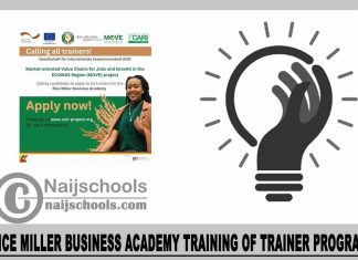 Rice Miller Business Academy Training of Trainer Program