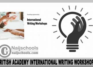 British Academy International Writing Workshops 2024