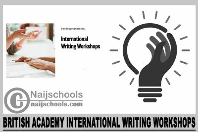 British Academy International Writing Workshops 2024