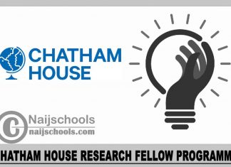 Chatham House Research Fellow Programme