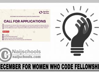 December for Women Who Code Fellowship 2023