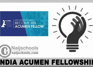 India Acumen Fellowship 2024
