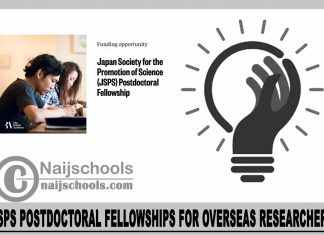JSPS Postdoctoral Fellowships for Overseas Researchers 2024