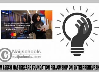 Jim Leech Mastercard Foundation Fellowship on Entrepreneurship 2024