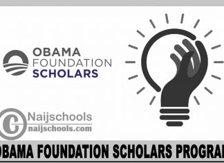 Obama Foundation Scholars Program 2024