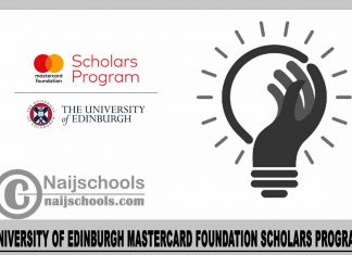 University of Edinburgh Mastercard Foundation Scholars Program
