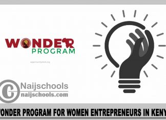 Wonder Program for Women Entrepreneurs in Kenya 2024