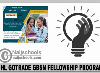 DHL GoTrade GBSN Fellowship Program 2024