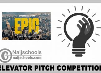 Elevator Pitch Competition 2024
