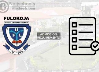 FULOKOJA degree admission requirements Full/Part-Time 2024/25