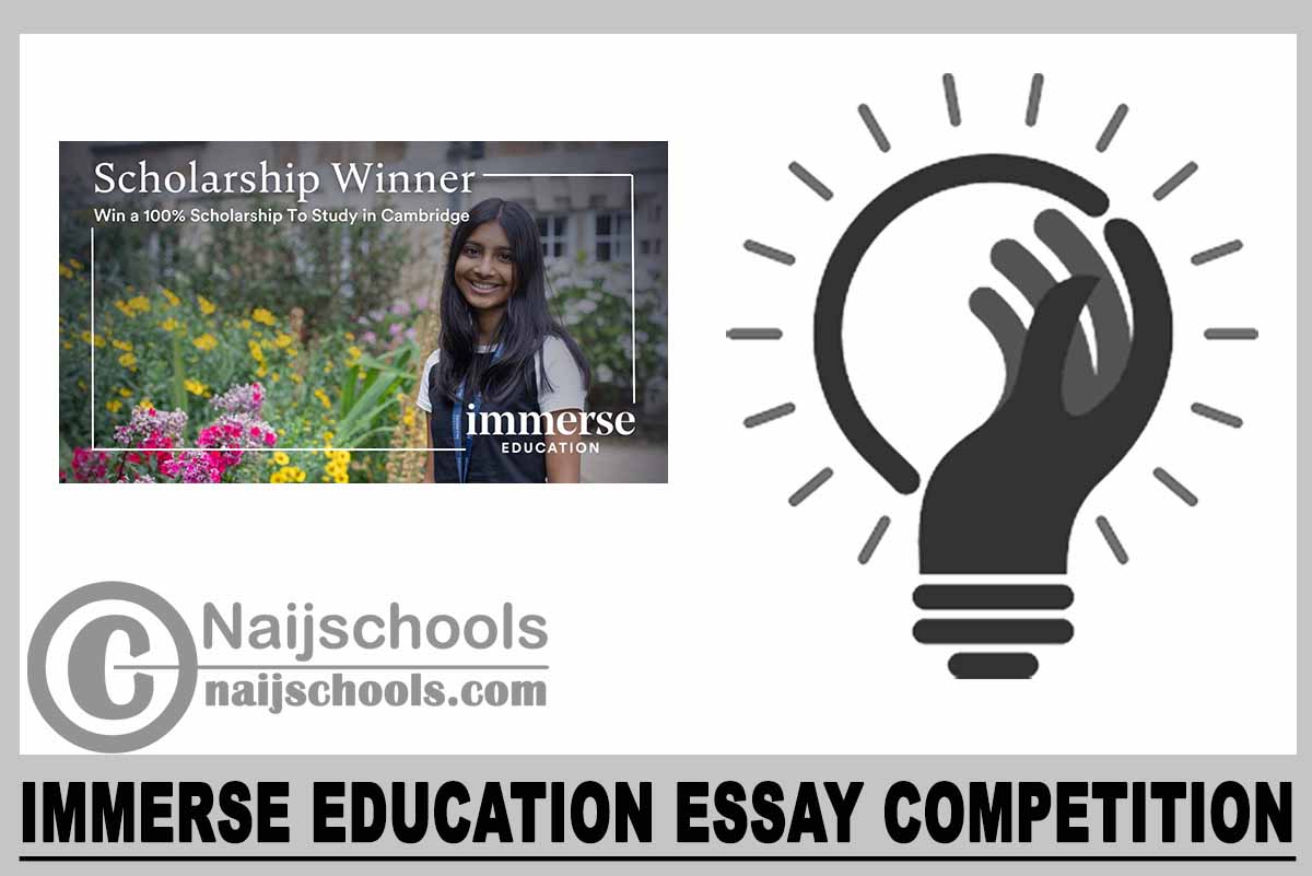 Immerse Education Essay Competition 2024 NAIJSCHOOLS