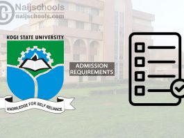 KSU Degree Admission Requirements for 2024/2025 Session