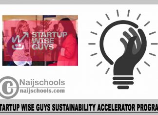 Startup Wise Guys Sustainability Accelerator Program