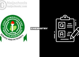 JAMB Chemistry Past Questions and Answers PDF Download Free