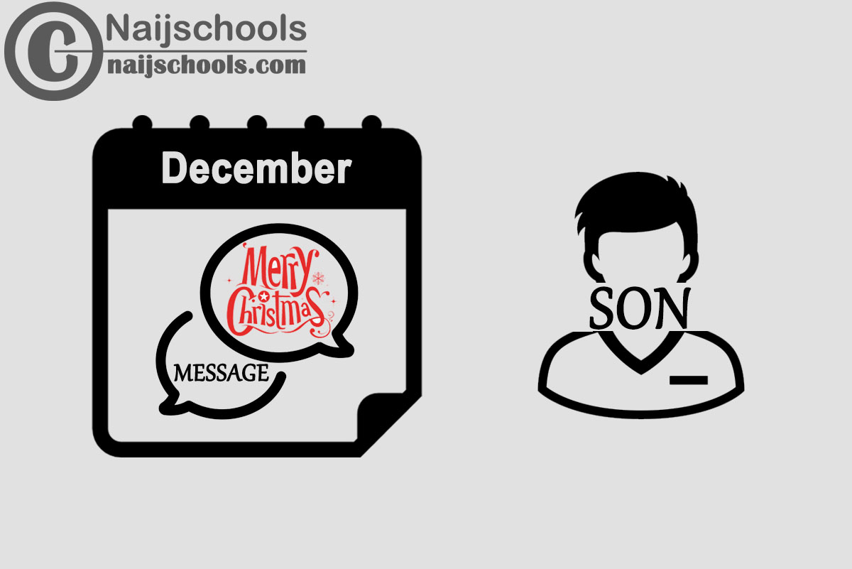 15 Christmas Message to Send Your Son in December 2023