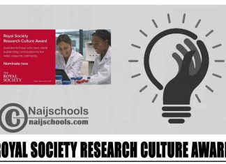 Royal Society Research Culture Award 2024