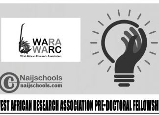 West African Research Association Pre-doctoral Fellowship 2024