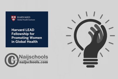 Harvard LEAD Fellowship for Promoting Women in Global Health 2024-2025