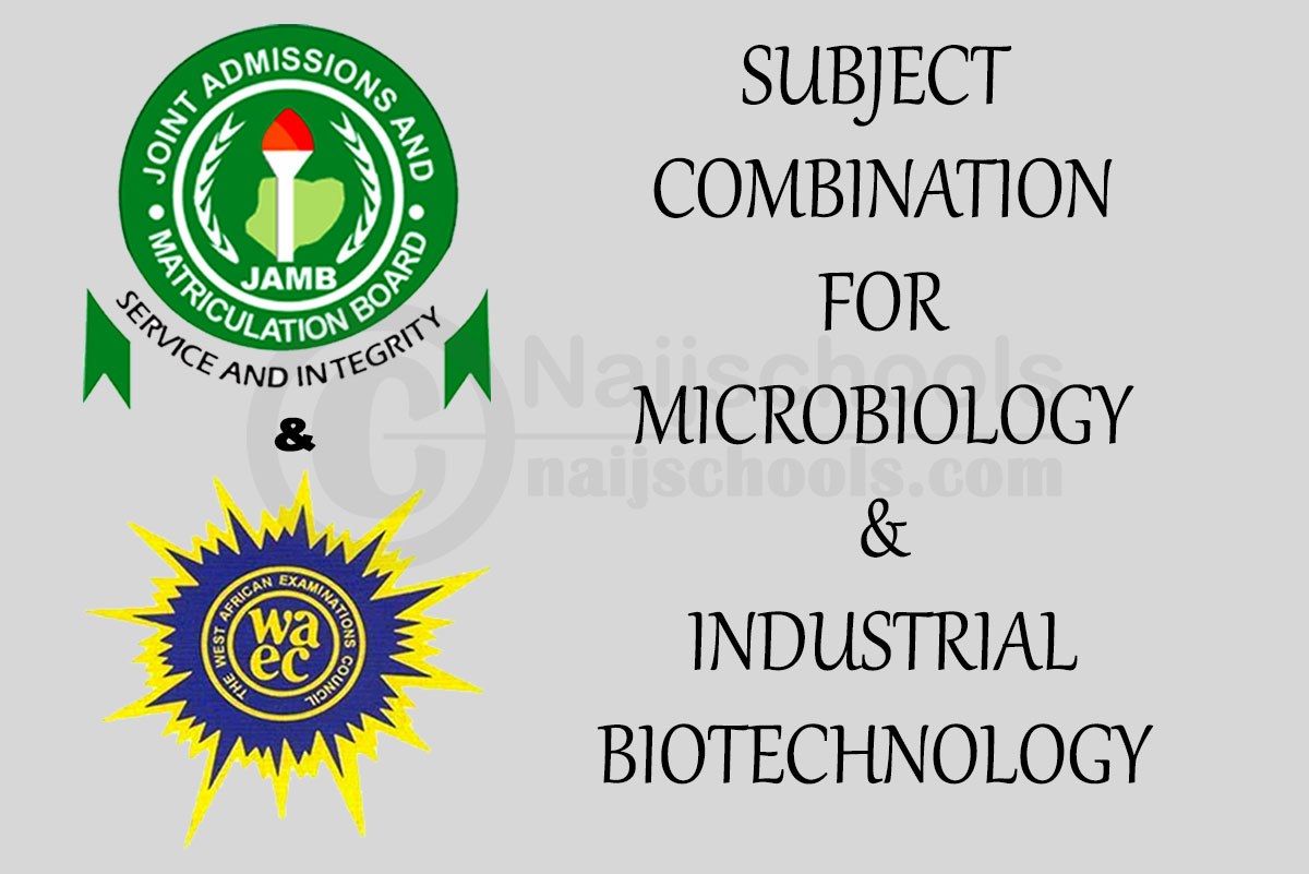 Subject Combination for Microbiology & Industrial Biotechnology 